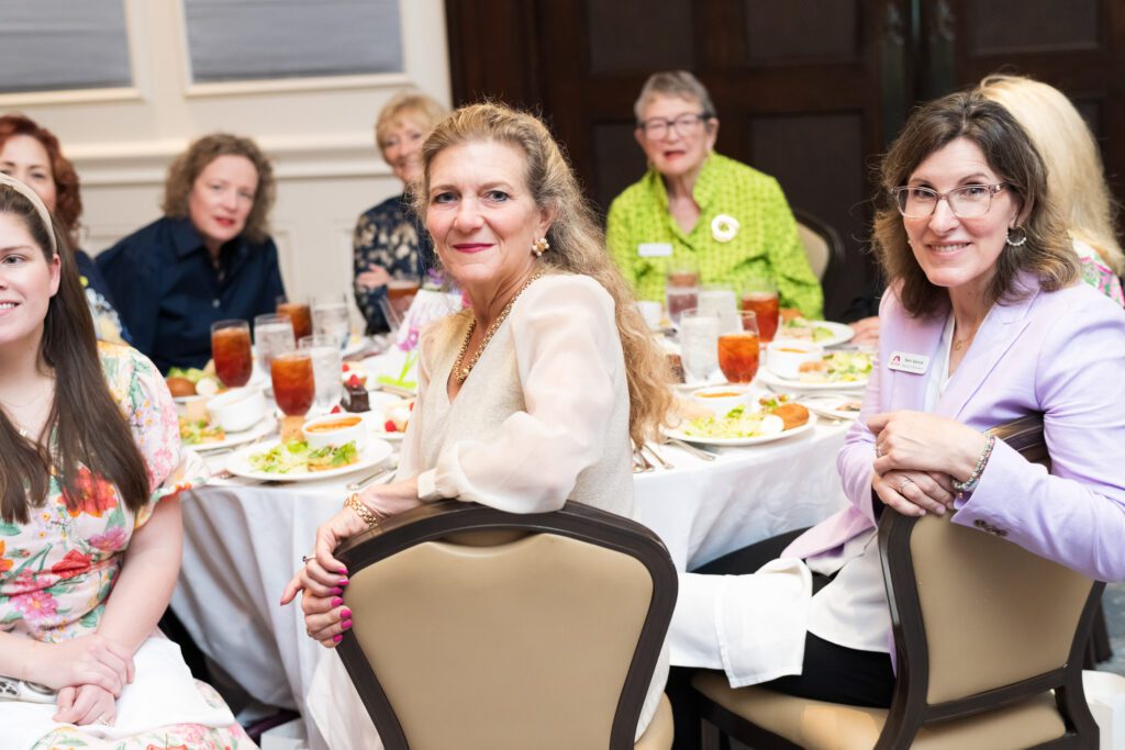 Women at a brunch table 