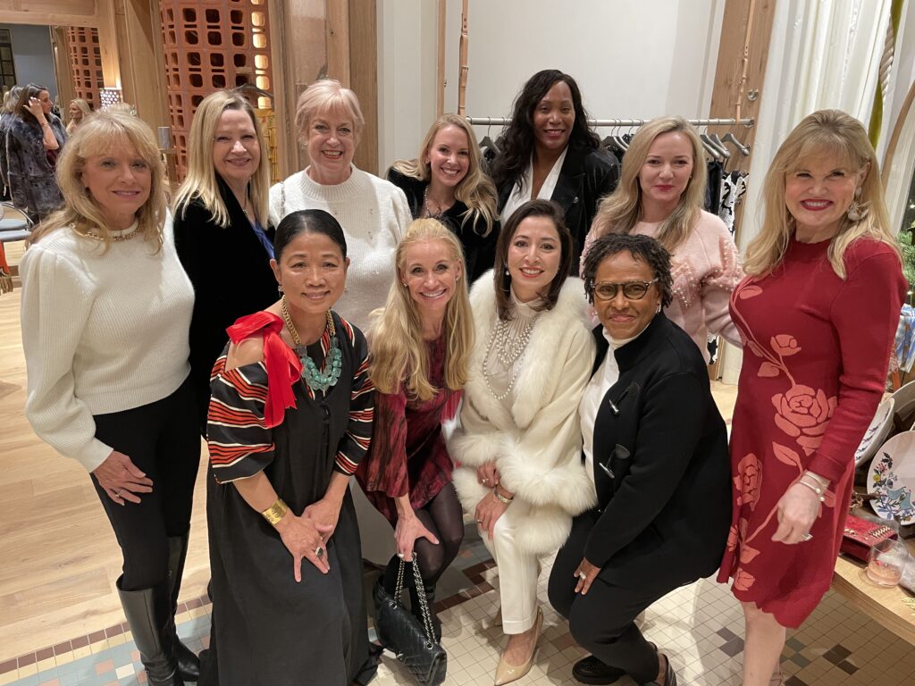 group of several women posing