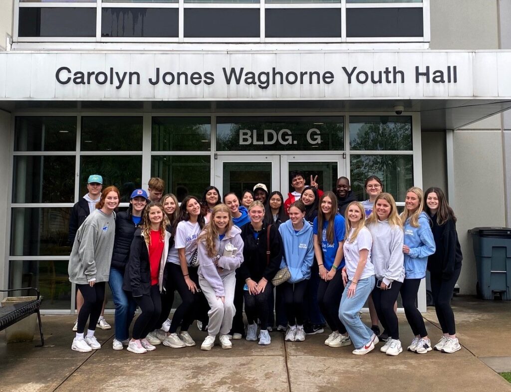 group of volunteers