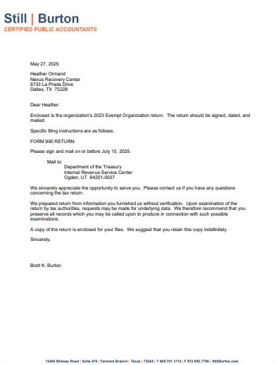 Cover of 990 Foundation