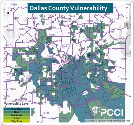 image of Dallas map