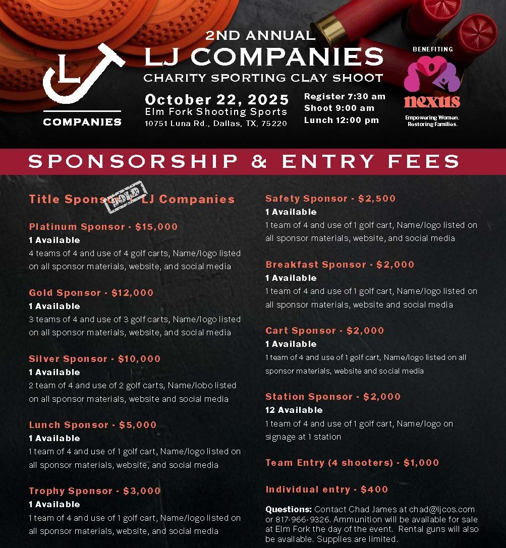 clay Shoot sponsorship image