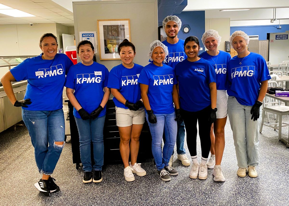 KPMG volunteers
