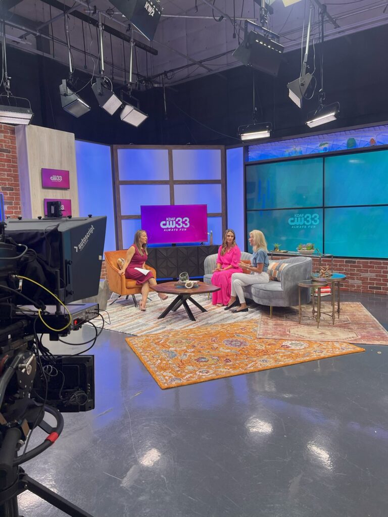 studio interview at CW33